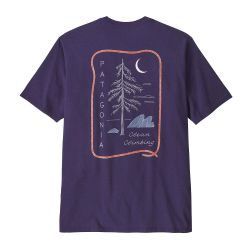 M'S Clean Climb Roots Responsibili-Tee Men's T-shirt, Plummet Purple
