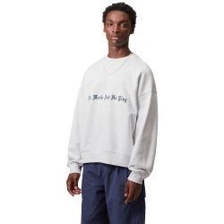 NO PLAY SWEAT Men's Crewneck Sweatshirt, Ash Heather