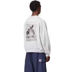 NO PLAY SWEAT Men's Crewneck Sweatshirt, Ash Heather