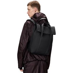 2 WAY TOTE BACKPACK Unisex Backpack, Black