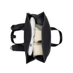 2 WAY TOTE BACKPACK Unisex Backpack, Black