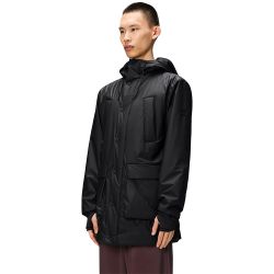 LOHJA LONG INSULATED CARGO JACKET Unisex Jacket, Black