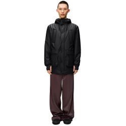 LOHJA LONG INSULATED CARGO JACKET Unisex Jacket, Black