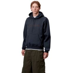 HOODED CARHARTT SWEAT Men's Hooded Sweat, Deep Night/Palisander