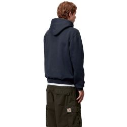 HOODED CARHARTT SWEAT Men's Hooded Sweat, Deep Night/Palisander