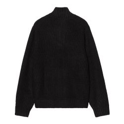 DETROIT HALF ZIP SWEATER Men's Sweater, Black