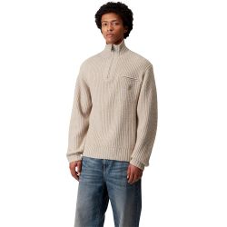 DETROIT HALF ZIP SWEATER Maglione Uomo, Fleur De Sel