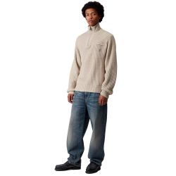 DETROIT HALF ZIP SWEATER Maglione Uomo, Fleur De Sel