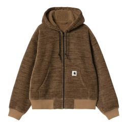 W'OG ACTIVE SWEAT JACKET Women's Reversible Jacket, Hamilton Brown