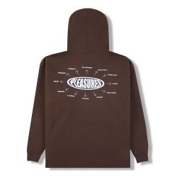 OVERVIEW HOODIE Unisex Hoodie, Brown