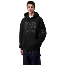 HOODED HACKWORK SWEAT Men's Hoodie, Black