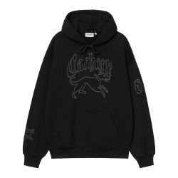 HOODED HACKWORK SWEAT Men's Hoodie, Black