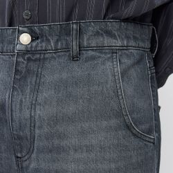 STRAIGHT CUT JEANS Men's Jeans, Stonewashed Grey