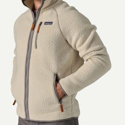 M'S RETRO PILE JACKET Men's Pile Jacket, Pelican