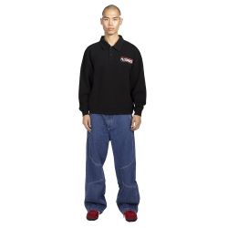 GENTLE POLO SWEATSHIRT Unisex Sweat, Black