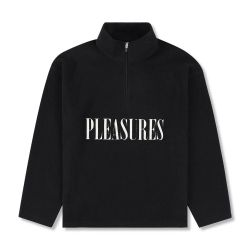 ONYX HALF ZIP POLAR FLEECE Unisex Sweat, Black