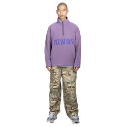 ONYX HALF ZIP POLAR FLEECE Unisex Sweater, Lilac
