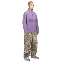 ONYX HALF ZIP POLAR FLEECE Unisex Sweater, Lilac