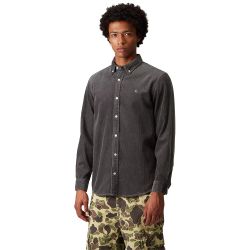 L/S MADISON CORD SHIRT Men's Shirt, Graphite