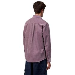 L/S MADISON CORD SHIRT Men's Shirt, Phlox