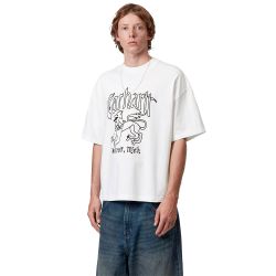 S/S HACKWORK T-SHIRT T-shirt Uomo, White