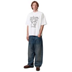 S/S HACKWORK T-SHIRT T-shirt Uomo, White