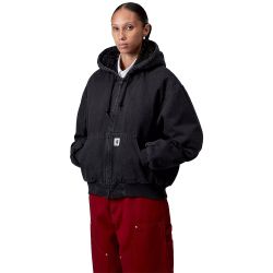W' OG Active Jacket (Winter) Women's Jacket, Black Stone Washed