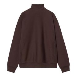 Half Zip American Script Sweatshirt Men's Quarter Zip Sweat, Palisander