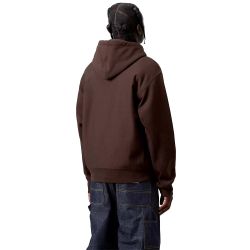 HOODED AMERICAN SCRIPT SWEAT Men's Hoodie, Palisander