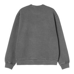 Torion Sweatshirt Felpa Girocollo Uomo, Black Grind Wash