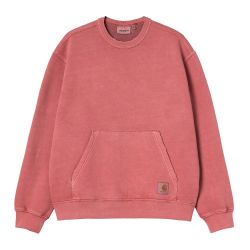 Torion Sweatshirt Felpa Girocollo Uomo, Marsala Grind Wash