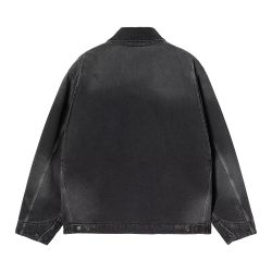 OG DETROIT JACKET Men's Jacket, Black Grind Wash