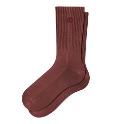 HUDSON SOCKS Calzini Uomo, Marsala Chalk Wash