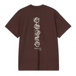 S/S GARBLE T-SHIRT T-shirt Uomo, Palisander