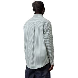 L/S DALDRY SHIRT Camicia Uomo, Daldry Stripe Office Blue