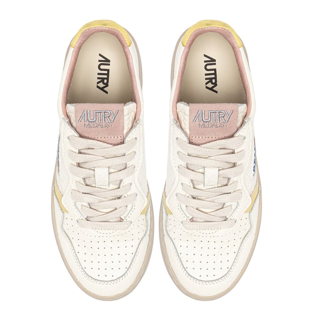 MEDALIST LOW WOMAN NBK/ELE/SUEDE Sneakers Donna, Lemon Meringue/Silk