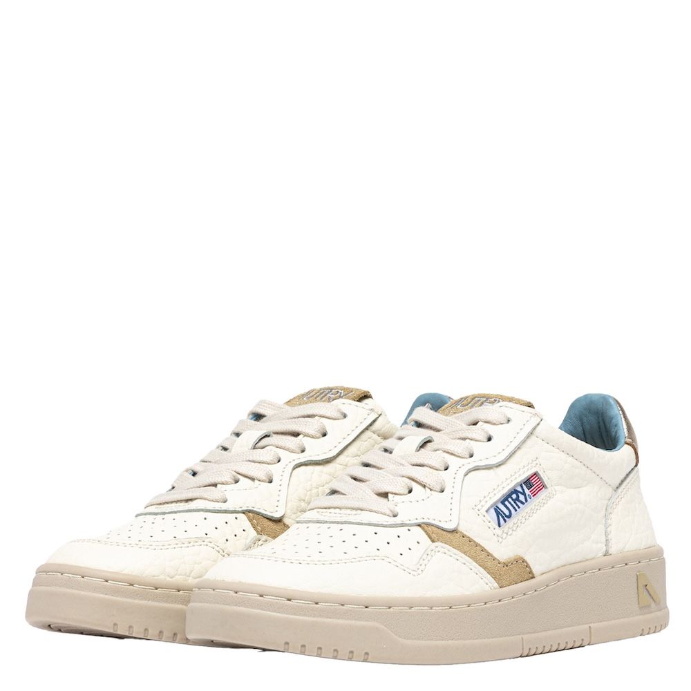 MEDALIST LOW WOMAN NBK/ELE/SUEDE Sneakers Donna, Platinum/Sponge