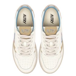 MEDALIST LOW WOMAN NBK/ELE/SUEDE Sneakers Donna, Platinum/Sponge