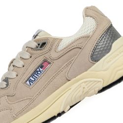 HYPERWAY LOW MAN SUEDE/MESH Sneakers Uomo, Sand/Silver