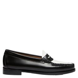 WEEJUNS LARSON PENNY LOAFERS Women's Penny Loafers, Black/White