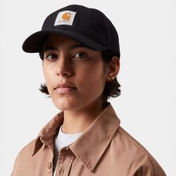 CANVAS CAP Cappello Unisex, Black Stone Washed