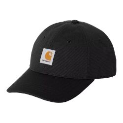 CANVAS CAP Cappello Unisex, Black Stone Washed
