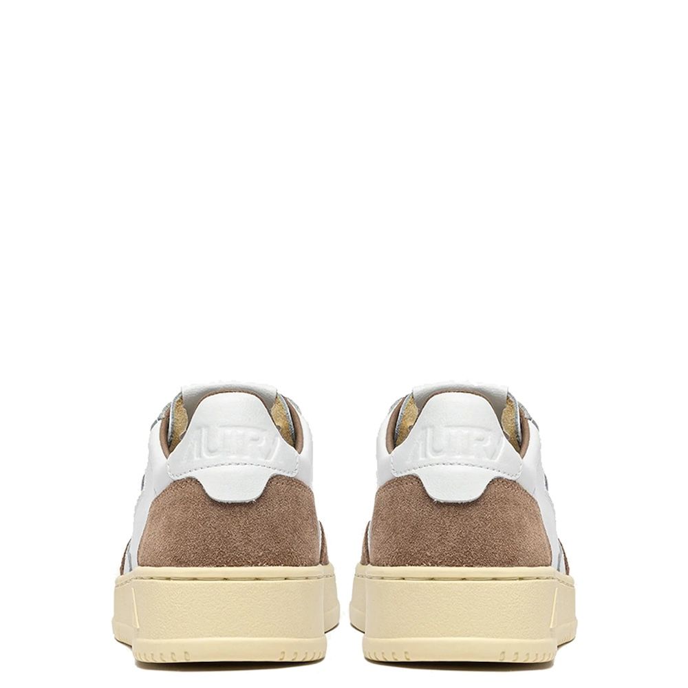 MEDALIST LOW MAN SOFT LEATHER/SUEDE Sneakers Uomo, White/Antilope