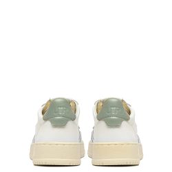 MEDALIST LOW MAN LEATHER/LEATHER Sneakers Uomo, White/Sea Grass
