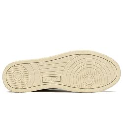 MEDALIST LOW MAN LEATHER/SUEDE Sneakers Uomo, White/Teak