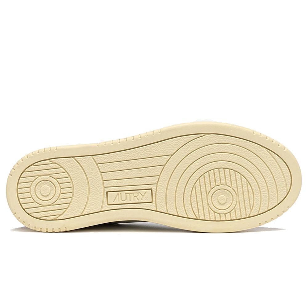 MEDALIST LOW WOMAN SOFT LEATHER/SUEDE Sneakers Donna, White/Rose Cannel