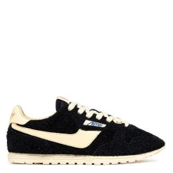 WINDSPIN LOW WOMAN SUEDE/LEATHER Women's Sneakers, Black/Rutabaga