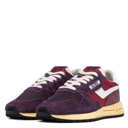 REELWIND LOW WOMAN NYLON/SUEDE/NET Sneakers Donna, Amarone/Plum