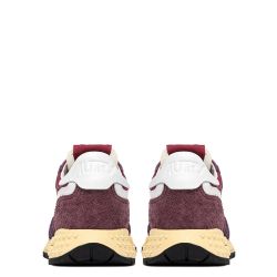 REELWIND LOW WOMAN NYLON/SUEDE/NET Sneakers Donna, Amarone/Plum