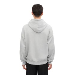 ORGANIC OVERSIZED HOOD Felpa Cappuccio Unisex, Faded Grey